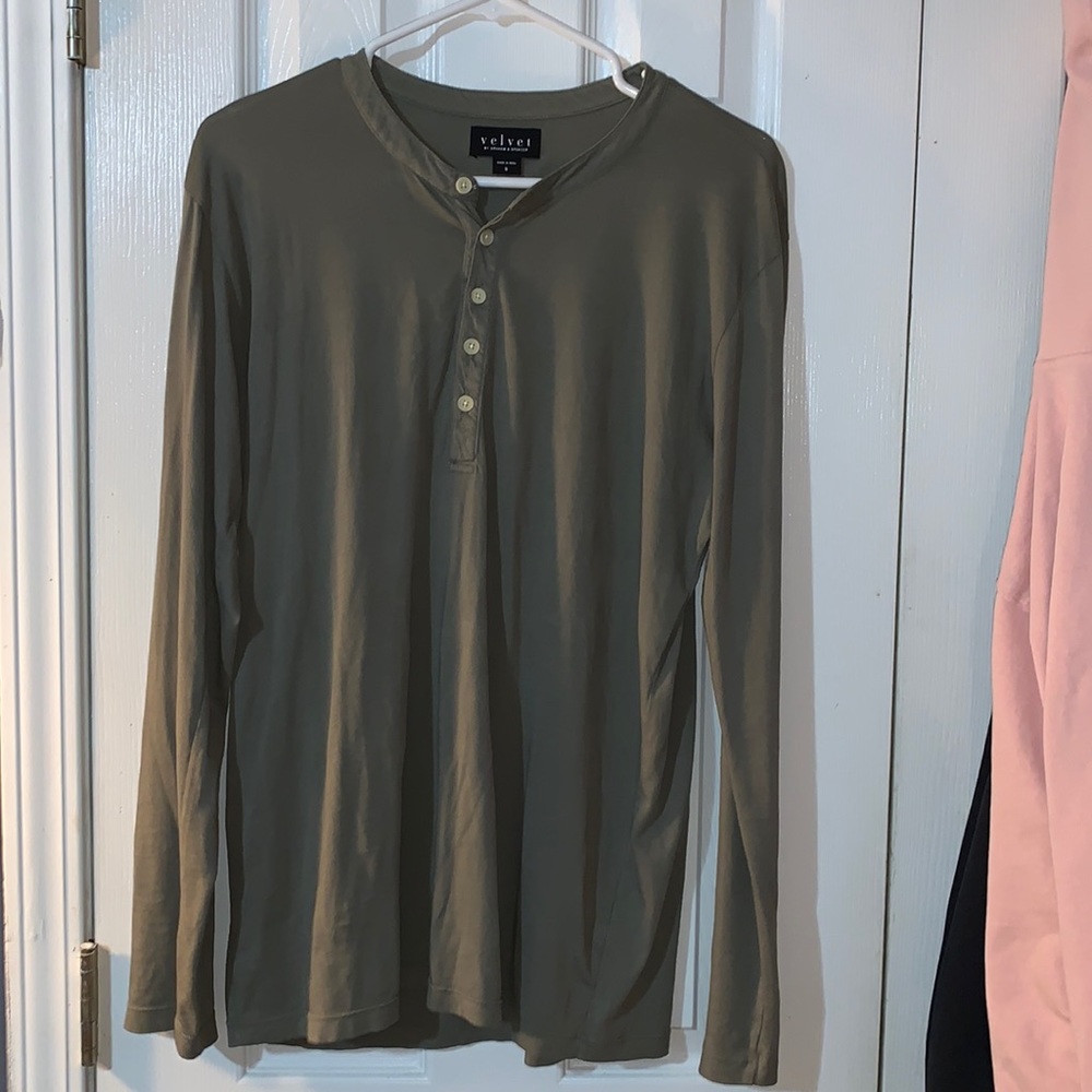 VELVET By Graham & Spencer- Long Sleeved Dress Shirt